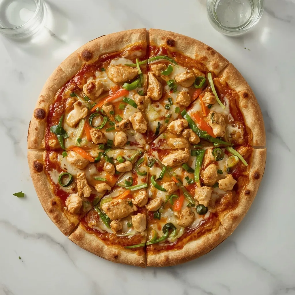 California Pizza Kitchen Thai Chicken Pizza (Chicken Focus)