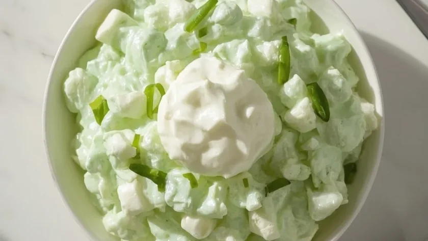 Furr's Light Green Jell-O Salad