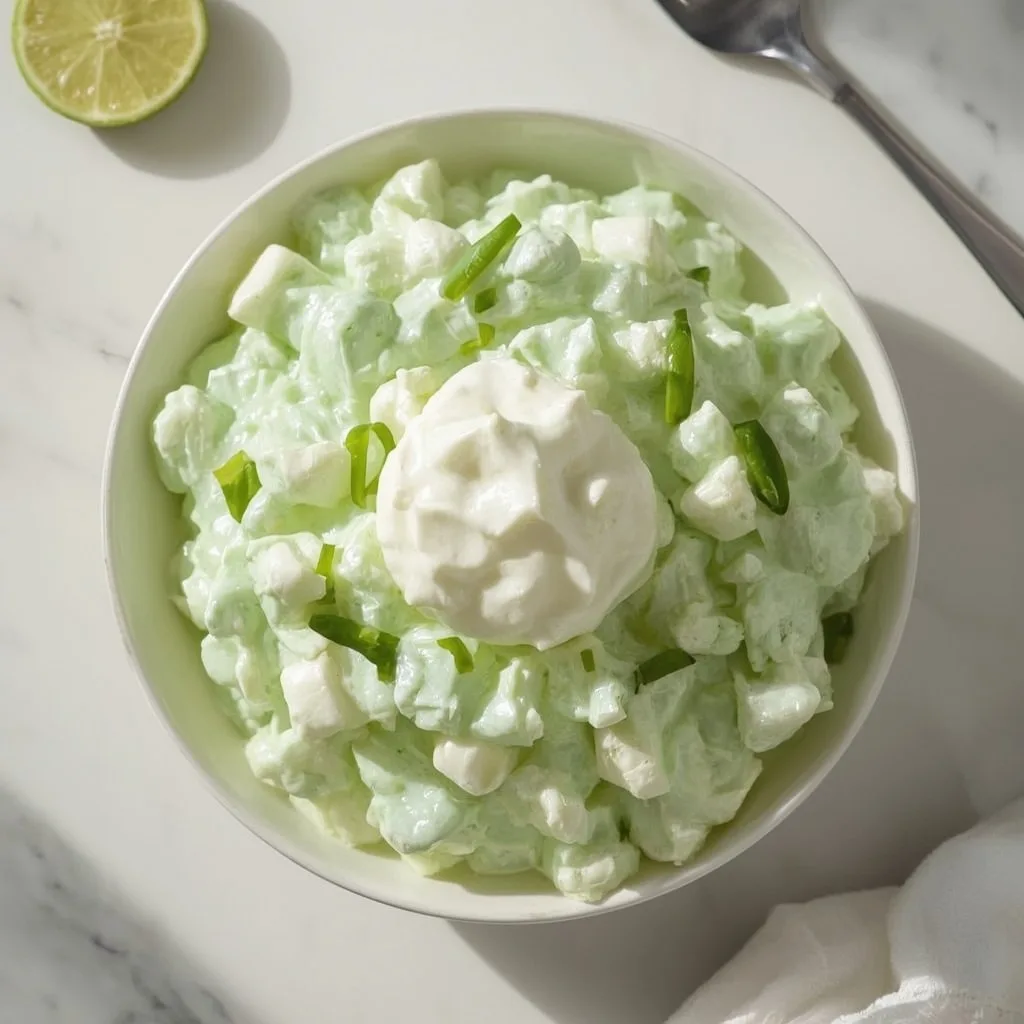 Furr's Light Green Jell-O Salad