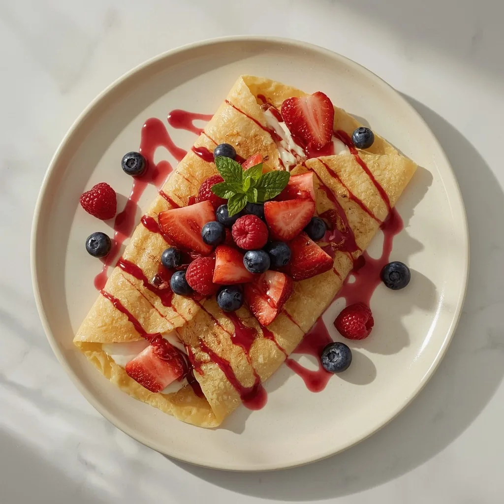 IHOP Fresh Berry Crepes