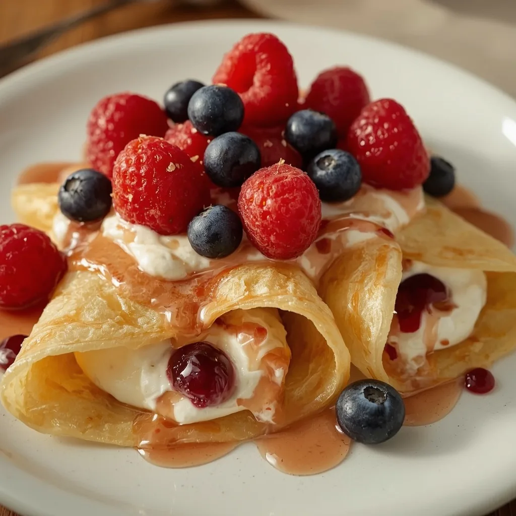 IHOP Fresh Berry Crepes