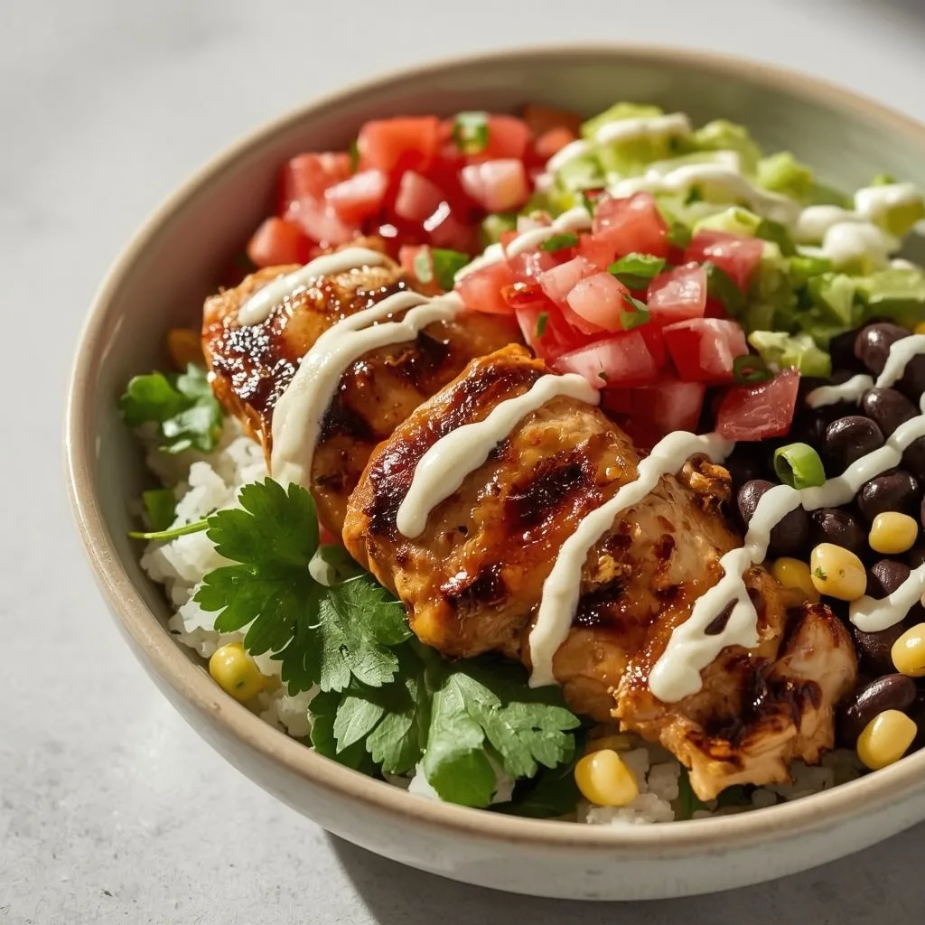 Low Calorie Chipotle Chicken Bowl