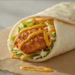 McDonald's Honey Mustard Snack Wrap - recipe card