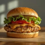 White Spot BC Chicken Burger (Triple O Sauce) - recipe card